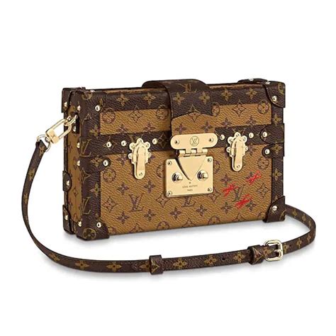 louis vuitton reverse monogram petite malle|Louis Vuitton petite bag.